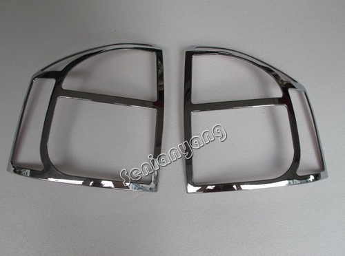 Tail Light Lamp Cover Trim Chrome for 2011-2015 JEEP Compass Rear - Picture 2 of 2