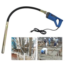 800W Electric Concrete Vibrator Professional Hand Held Remove Bubble w 1.2m Hose