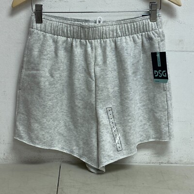 DSG Women's Relaxed Fit Oversized Fleece Shorts Light Heather Grey DAW11431H