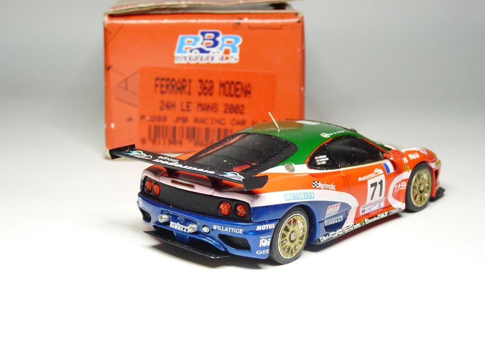 BBR PJ289 1/43 Ferrari 360 Modena 24H Le Mans 2002 Handmade BBR PJ289 1/43 Ferrari 360 Modena 24H Le Mans 2002 Handmade