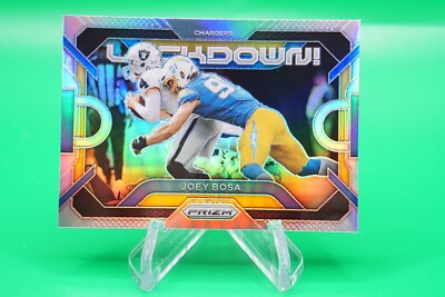(2 Cards) 2023 Prizm Lockdown! Prizms Silver #12 Joey Bosa BG6