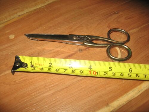 OLD SEWING SCISSORS RICHARDS SHEFFIELD, ENGLAND 6 1/2" LONG - Photo 1/3