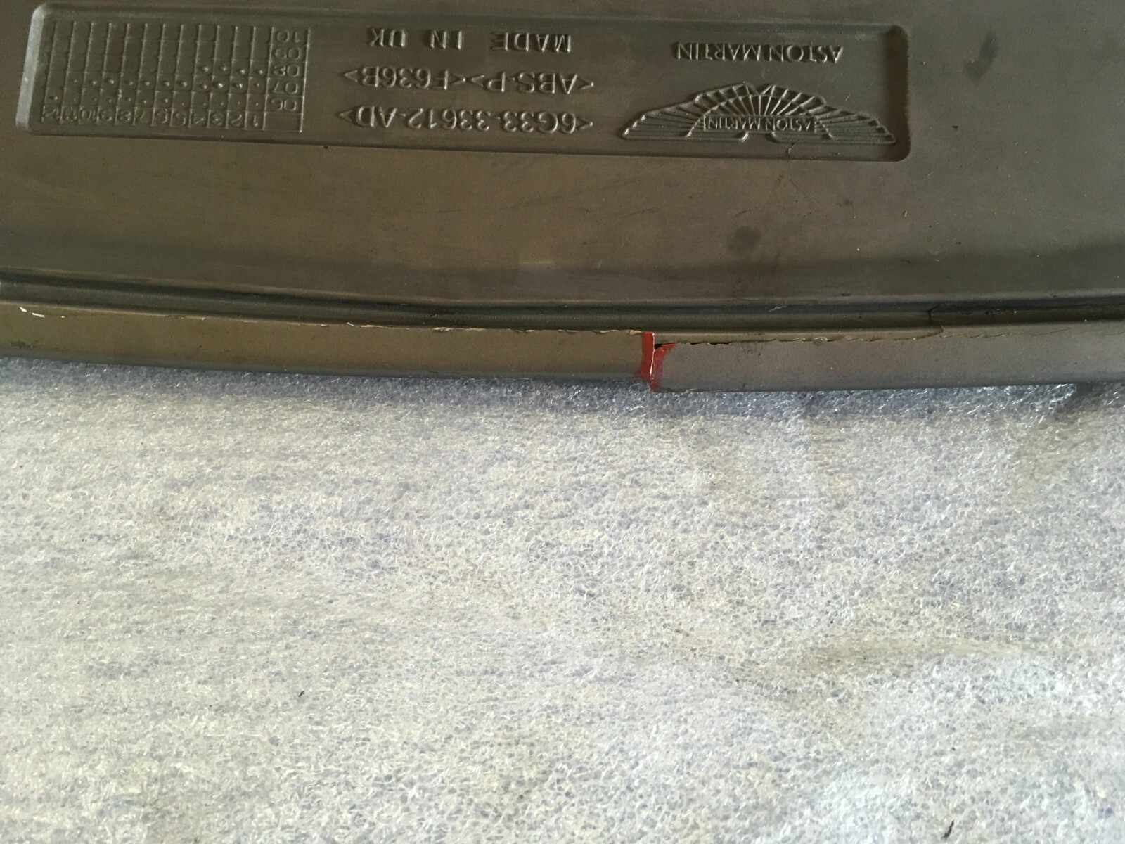 Aston Martin V8 rear diffuser PART#6G33-33612-AD OEM