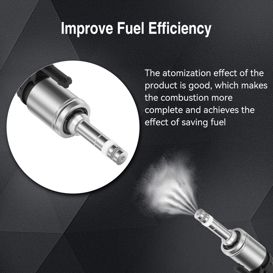 4 inyectores de combustible para Peugeot 207 2008-2014 Mini Cooper S 2007-2009 1,6 L Foto 3 de 4