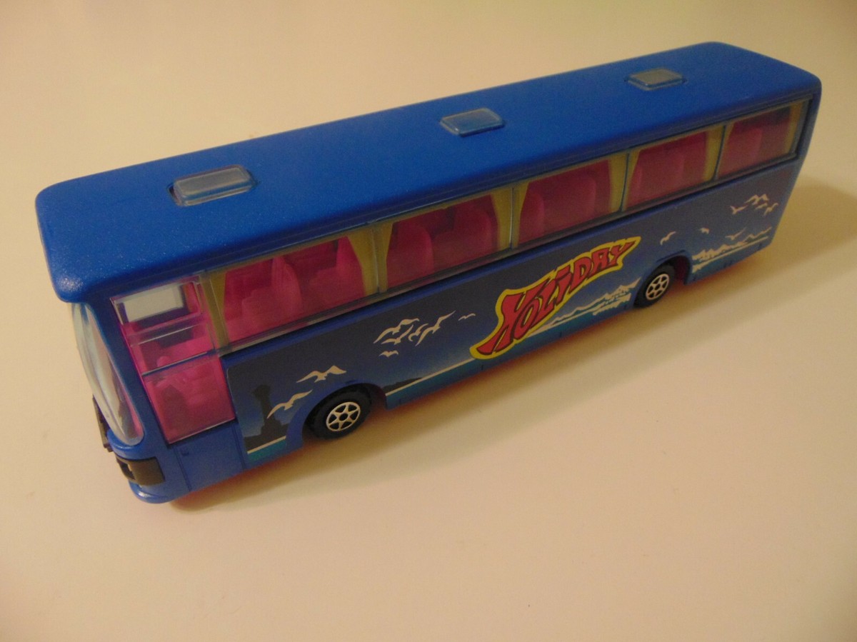 Autocar Holiday Bus Majorette 1/50 - Modèle 3046 - Occasion - Fabriqué En France