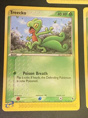 Pokemon TCG Grovyle 32 Treecko 75 76/109 EX Ruby & Sapphire