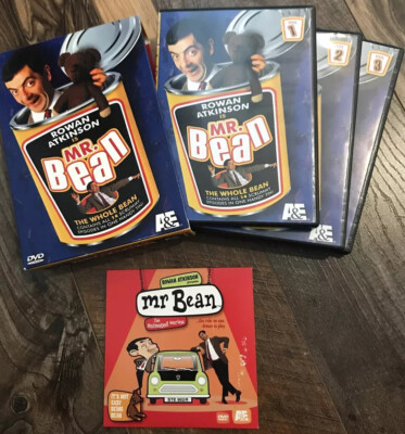 Rowan Atkinson Mr. Bean - the whole bean dvd set (volume 1,2,3) + animated dvd