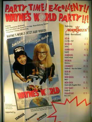 Wayne's World Party - Videoposter 120x80cm gefaltet (g)
