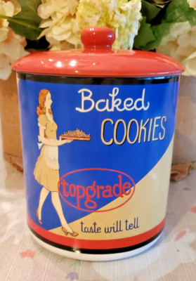 Square Nest 2003 Ceramic Cookie Jar, Baked Cookies, Topgrade, Taste Will Tell