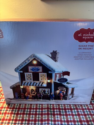 St Nicholas Square  Sugar Pine Ski Resort  Brand New In Unopened Box