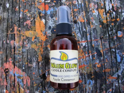 Warm Glow Candle Company APPLE CINNAMON Atomizer Fragrance Spray Scent Oil  2 oz