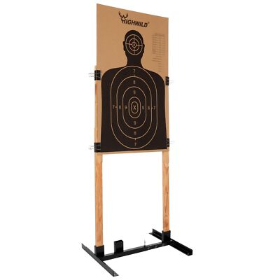 Adjustable Target Stand Base for Paper Shooting Cardboard Silhouette-(1 Pack)
