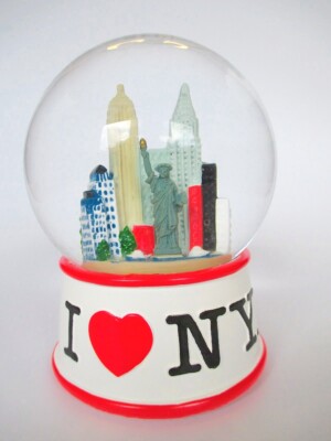 New York Schneekugel XL I Love NY Collage Snowglobe Souvenir (50698)