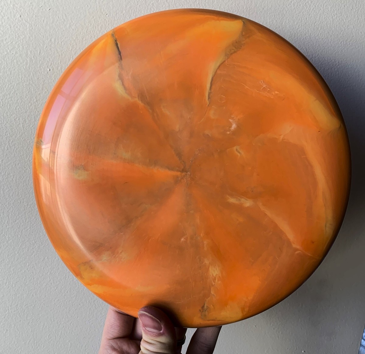 DOPE ESP Swirl Paul McBeth Petomoodi Luna Orange Lava, Flat White