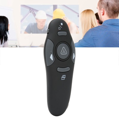 New Presentation Clicker Ergonomic Handhold 2.4Ghz Wireless Presenter Remote Wit