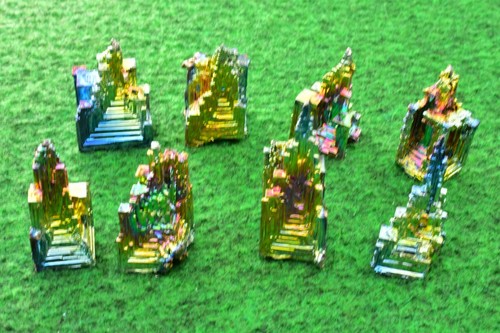 1 Rainbow Bismuth Crystal Towers 20-30g 3-4 cm Titanium UK BUY Quick Postage✔✔✔ - Picture 7 of 9