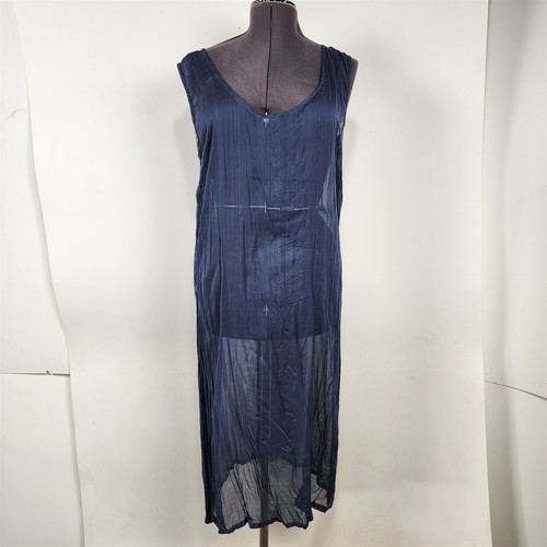 Maxi Vestido Floral Vintage Años 80/90 Boho Azul Patchwork Talla M - Imagen 7 de 11