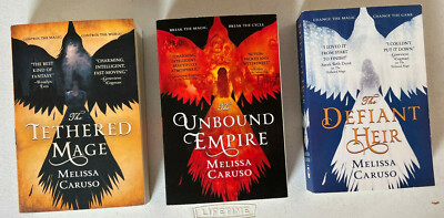 Melissa Caruso Lot of 3 Swords and Fire Series Trade Soft Cover