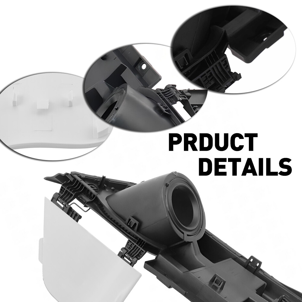 Fuel Filler Gas Cap Door Lid Housing & White Cap For 15-23 Ford Transit 150 250