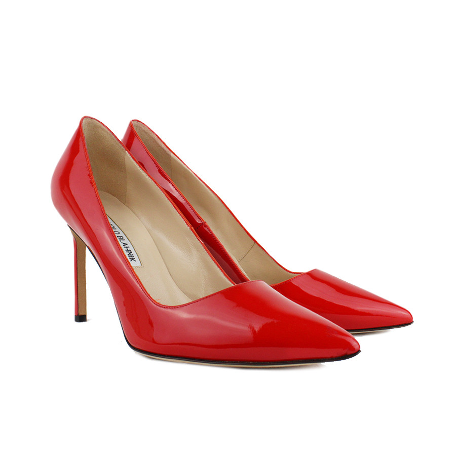 Manolo Blahnik Rosso Scuro Pelle Verniciata PICK Scarpe Col Tacco Pompe PICK Verniciata IT39 UK6 f2e6bc Manolo Blahnik Rosso Scuro Pelle Verniciata PICK Scarpe Col Tacco Pompe PICK Verniciata IT39 UK6 f2e6bc