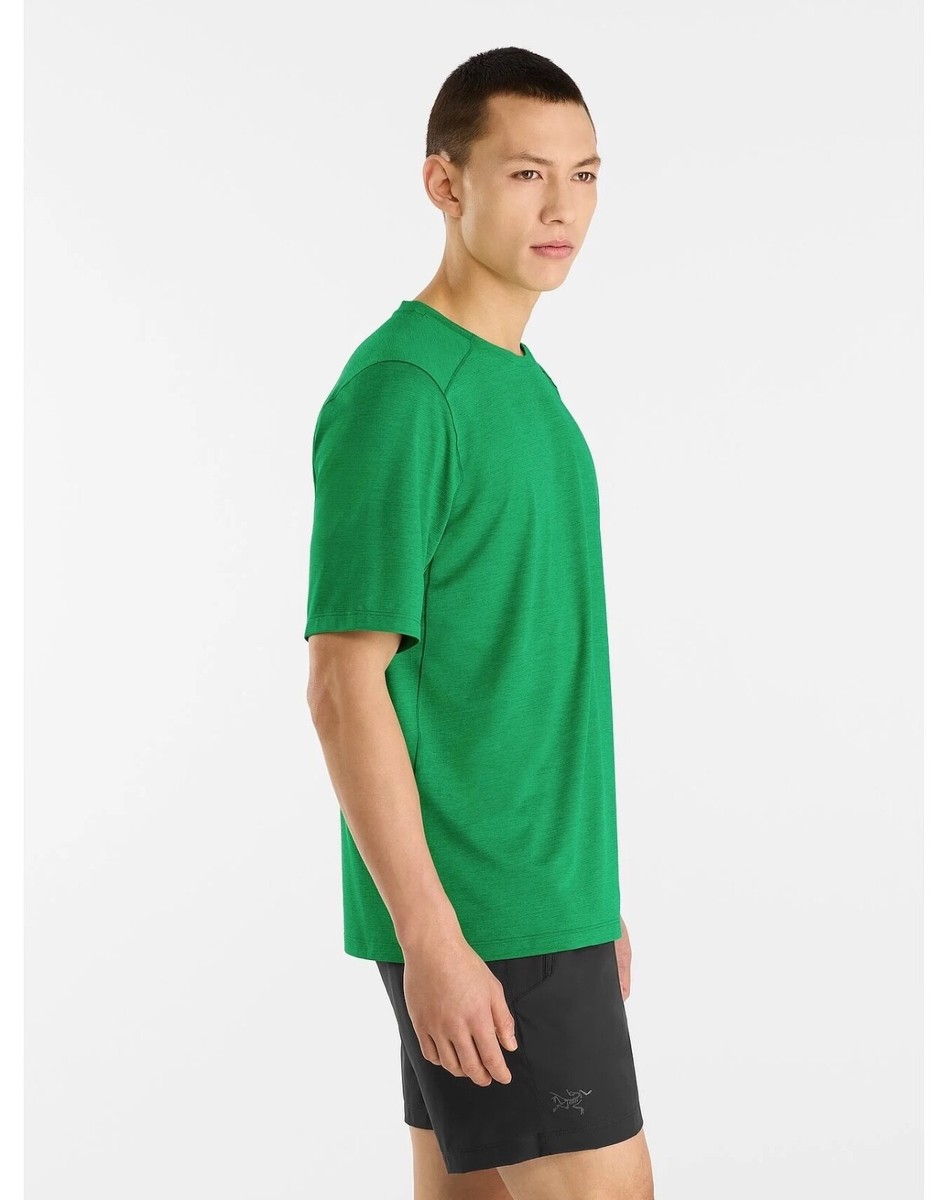 NWT Arc'teryx Jungle Heather Green Cormac Short Sleeve