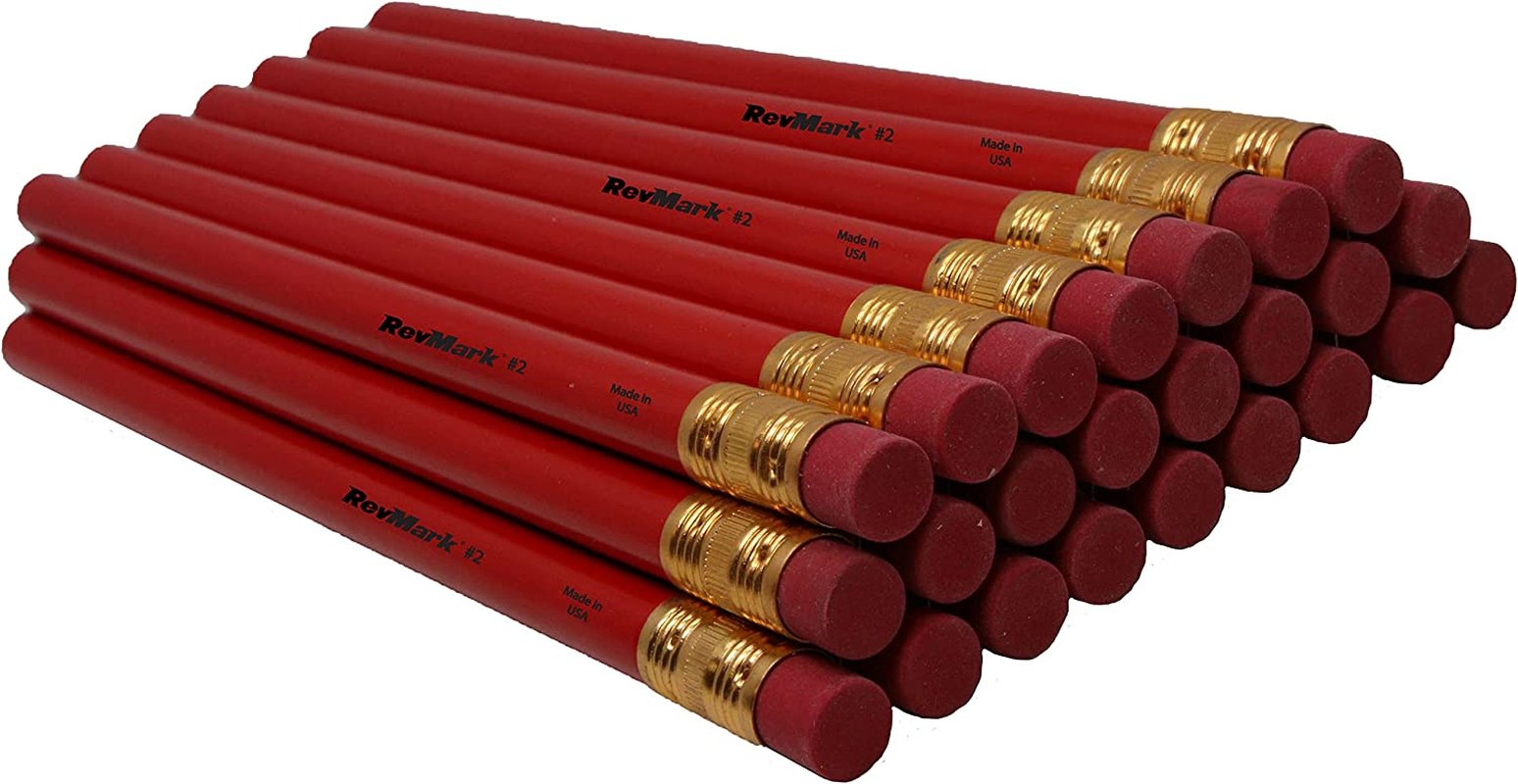 Jumbo round Pencil 24-Pack with Black Lead, USA Made. Quality Cedar Wood for Car