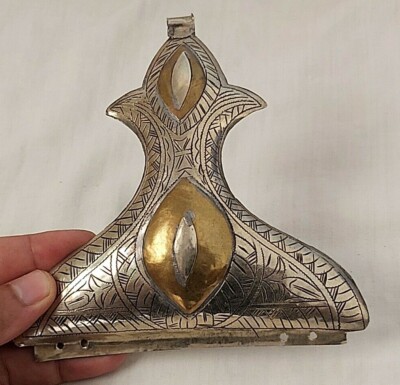 Vintage Oustanding Old Large Tuareg Hoggar Amulet Talisman ? TERAOUT ? African 