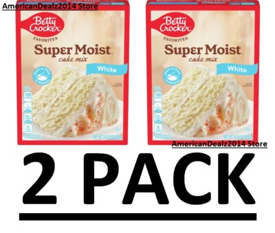 2 PACK - Betty Crocker Cake Mix 13.25 oz (Total 26.5 oz) Choose your FLAVOR