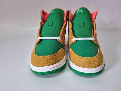 Nike Air Jordan 1 Mid SE Wheat WaterMelon Chutney Green