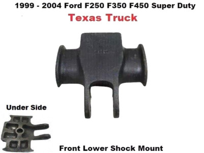 1C3Z-5458-AA 99 to 04 Ford F250 F350 Front Leaf Spring Plate Shock