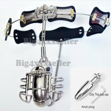 New Generation Male Invisible Chastity Belt Stainless Steel Cage Adjustable New