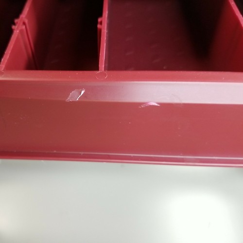 Flambeau Outdoors Fishing Tackle Box 2 Trays Burgundy and Gray - Picture 8 of 12