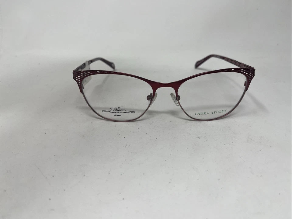 GAFAS LAURA ASHLEY TITANIO ANNE WINE BORGOÑA 53-17-135 BISAGRA FLEXIBLE RY68 Foto 3 de 4