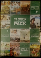 10 MOVIE ADVENTURE PACK DVD NEW AND SEALED