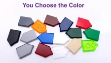 Lego 2x3 Tile Pentagonal Shield Pointed Blank You Choose the Color