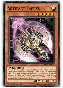 Artifact Labrys - MP15-EN011 - Common - 1st Edition x3 - Near Mint