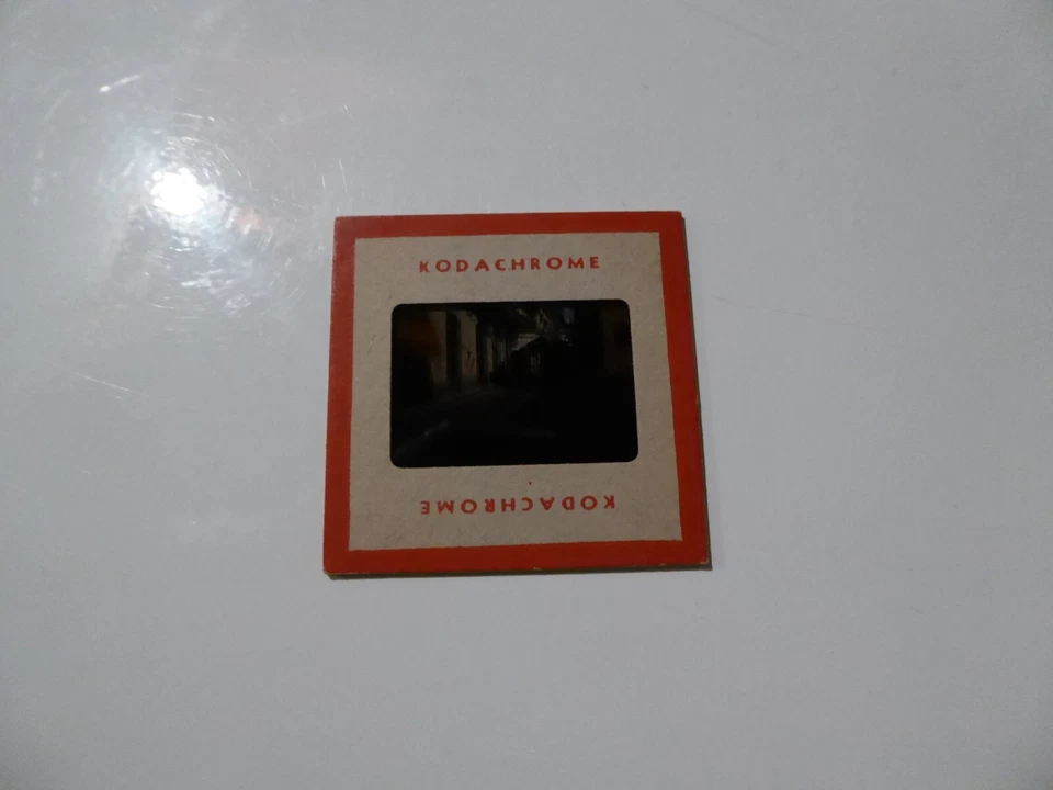 Trolley Streetcar in Havana, Cuba in early 1940's, Kodachrome Slide L9b Foto 2 de 2