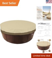 Veranda Water-Resistant 84 Inch Round Hot Tub Cover, Patio Furniture Covers
