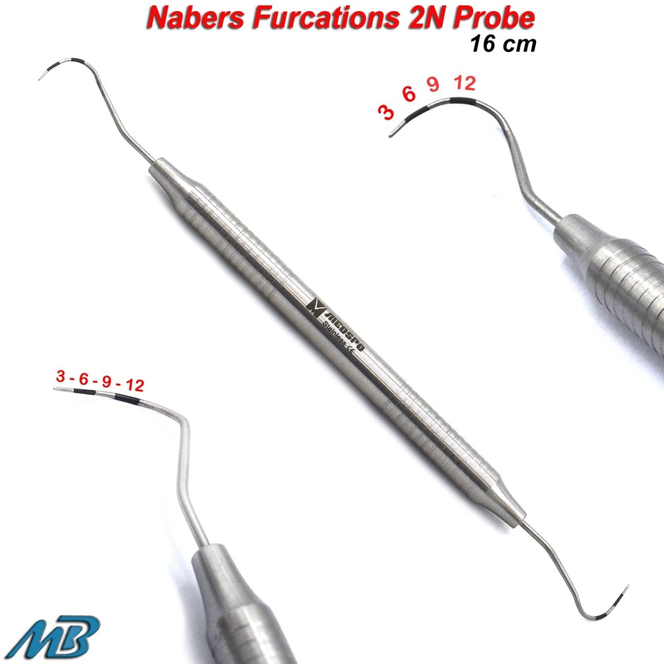 Nabers Probe Periodontal Furcation Lesions 2N Probe Dental Screening