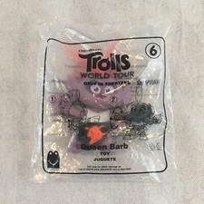 2020 Trolls World Tour Dreamworks Movie McDonalds Toy Figure Queen Barb 6 NEW