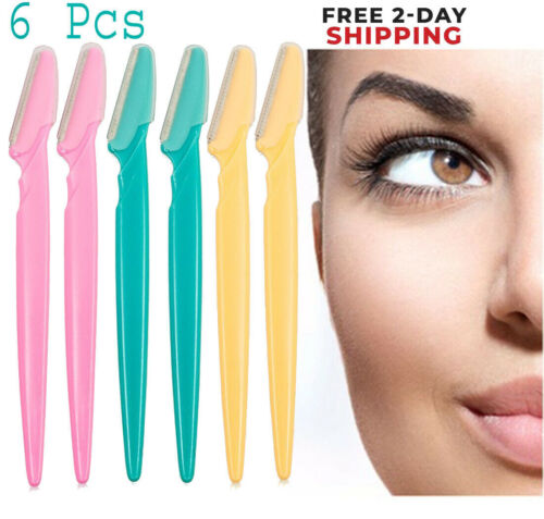 6pcs Eyebrow Razor Trimmer Face Hair Removal Safety Shaper Shaver Tool Women - Picture 1 of 1