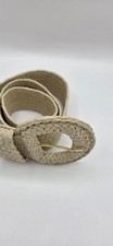 Lilly Pulitzer Belt Rattan Look Tan Woven Buckle Belt 2013 One Size