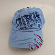 Disney Stitch Hat Youth Adjustable Strapback Distressed Baseball Cap Distressed