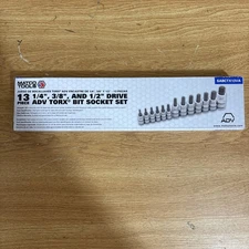 NEW Matco Tools SABCTX13VA 13pc ADV Torx Bit Socket Driver Set, 1/4 3/8 1/2” Dr.