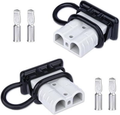 Anderson Connector 2 Pcs, 50 Amp 12-36v Batteries Quick Connect/Disconnect Plug