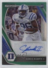 2021 Panini Prizm Draft Picks Green Chris Rumph II #DPA-CRU Auto 05ks