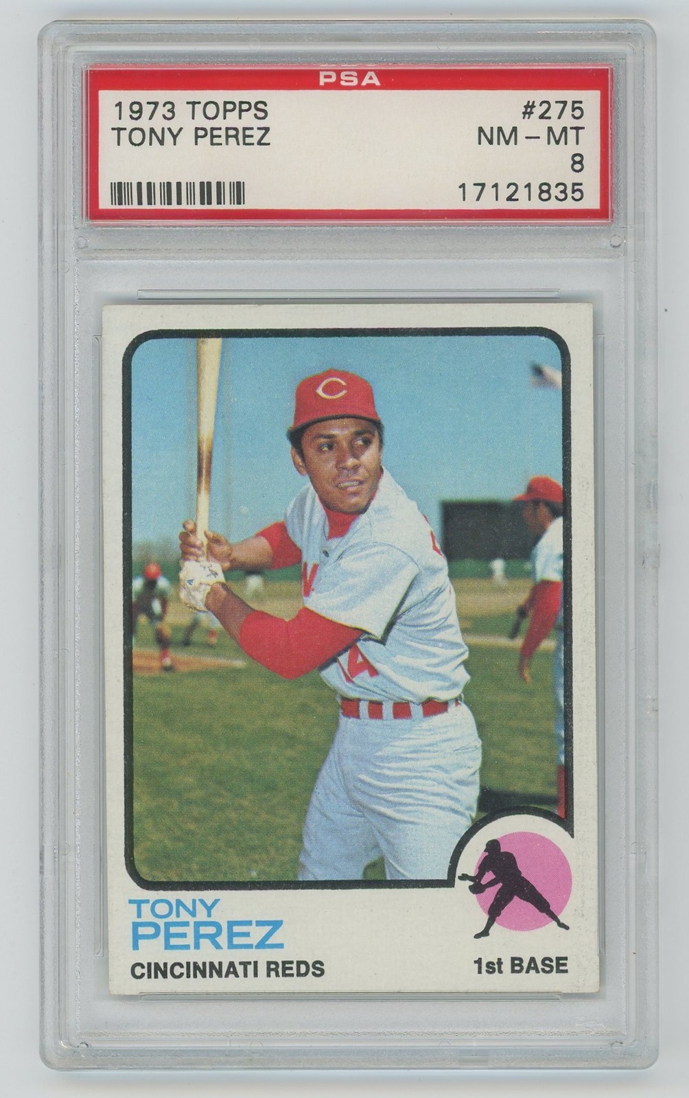 1973 Topps #275 Tony Perez PSA 8