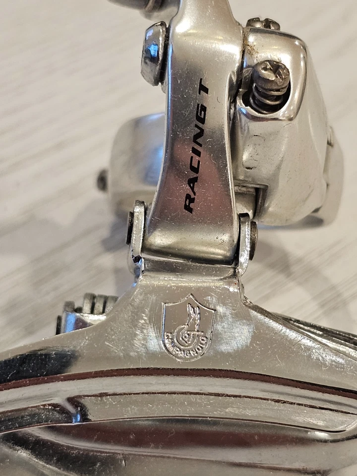 Desviador delantero Campagnolo Racing T | Triple vintage | Abrazadera 35 mm | Nuevo de Lote Antiguo Foto 2 de 4
