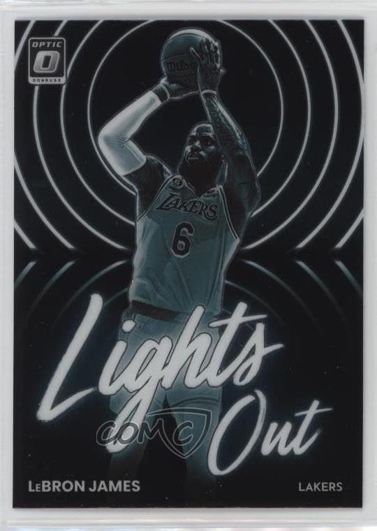 2022-23 Panini Donruss Optic Lights Out LeBron James #6 1d6r
