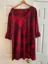 Reborn Floral Long Sleeve Knit Dress Plus Size 3X